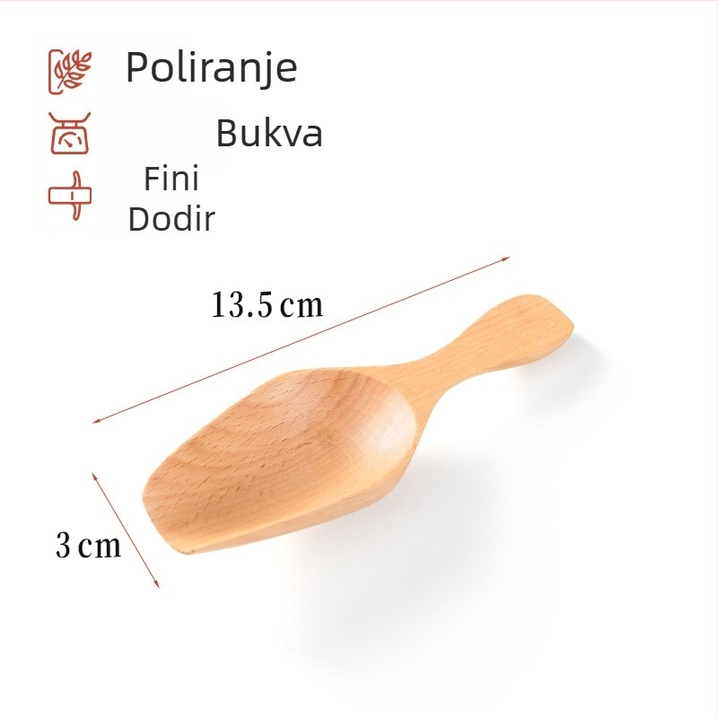 Žličica za čaj od bukova drveta – ceremonija čaja, stil Šest džentlmmena
