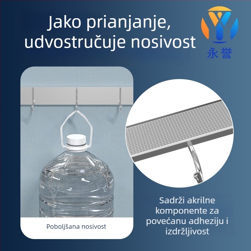 Prozirna mrežasta nano ljepiva traka, dvostrana, visoke viskoznosti za učvršćivanje na zidovima i u vozilu