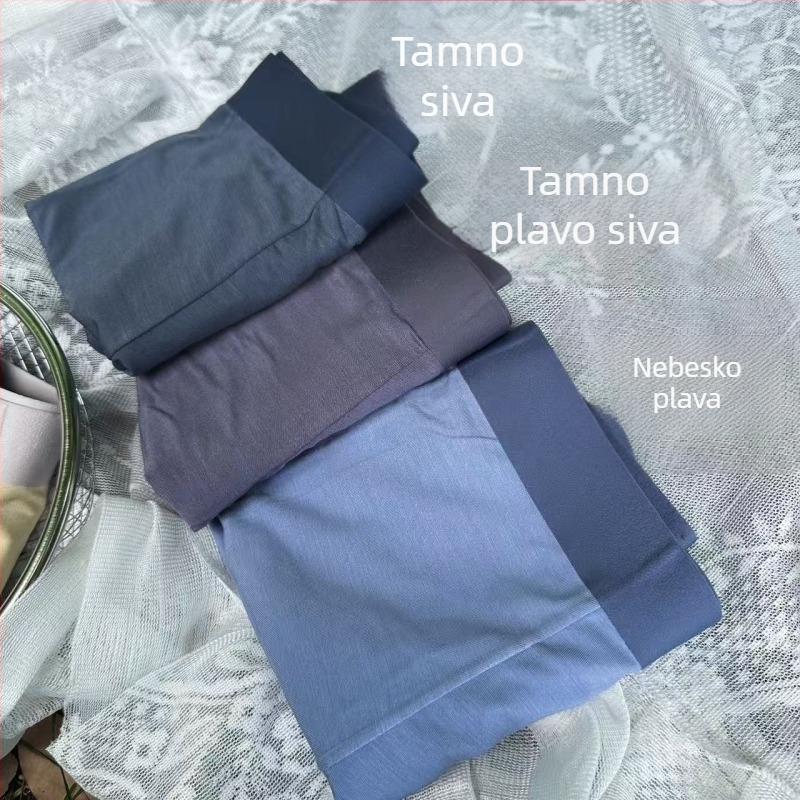 Modal muške bokserice s predloškom od svile Mulberry, antibakterijske i prozračne, 4XL