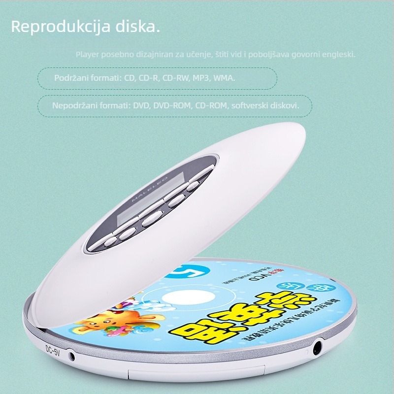 KC-706 Prenosni CD player s Bluetoothom, MP3 i engleskim repetitorom jezika