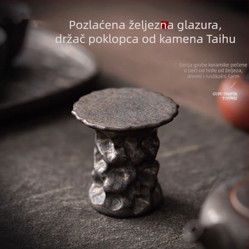 Držač poklopca za čajnik od Taihu kamena — keramički dodaci za čajnu ceremoniju