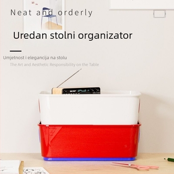 Višenamjenska kutija za pohranu kozmetike i organizator stola za dom, ured, kuhinju i dom učenika