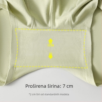Muške pamucne bokserice, prozračne, srednje visine struka, za sve sezone