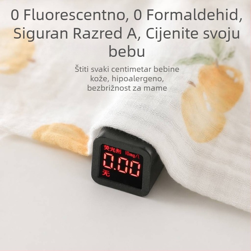 Ljetni dječji set od pamuk gaze: dvodijelni komplet s kratkim rukavima i šortsima, pidžama