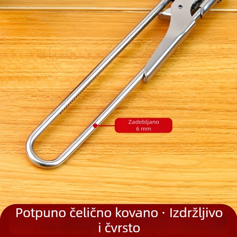 Nehrđajući čelik, višenamjenski otvarač za konzerve i boce, prilagodljiv kuhinjski alat