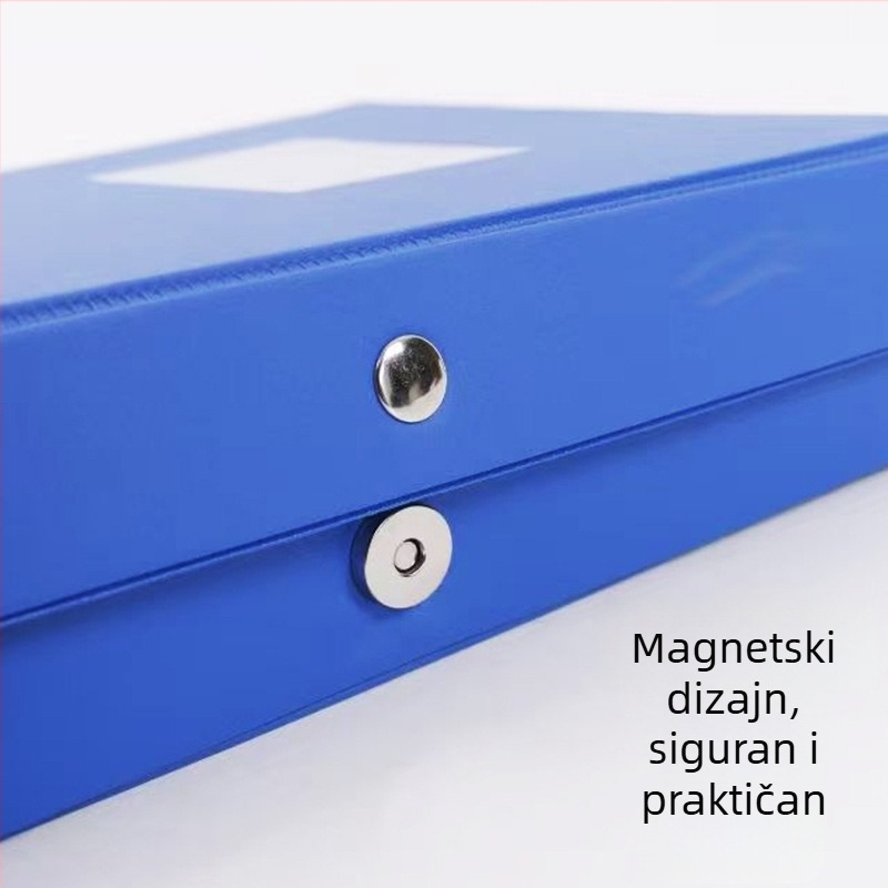 YJ-813 Kutija za dokumente A4, skladištenje dokumenata, otporna na habanje, debeli PVC karton, kutija za financijske dokumente