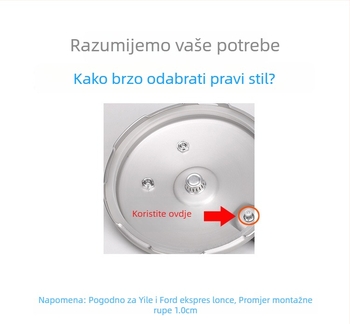 Univerzalni set ventila za lonac pod pritiskom: potisni ventil, samozaključavajući ventil, zaustavni ventil i plutajući ventil