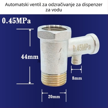 Mesing regulirani sigurnosni ventil s priborom, ventil za oslobađanje tlaka