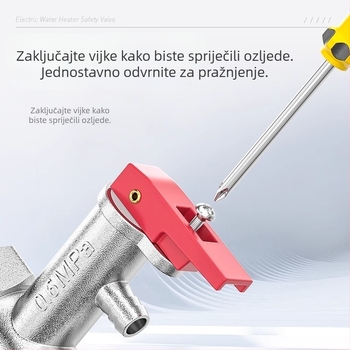 Mesing jednosmjerna sigurnosna ventila za kućne bojlere, univerzalno pojačan sigurnosni ventil