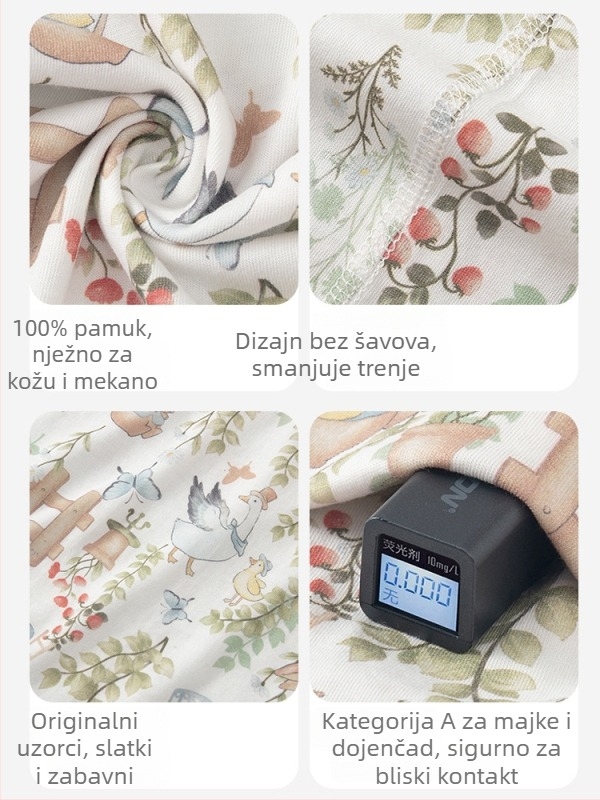 Ljetni bebi romper bez rukava od 100% pamuka s naramenicama, prozračan