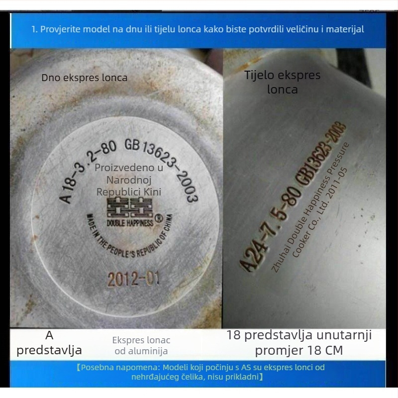 Silikonske brtvene prstenje za lonac pod tlakom, dvostruki crveni prsteni