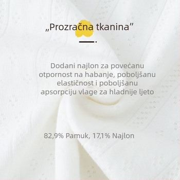 Letni dvodjelni dječji set: bezrukavni top i šorc, pamuk, prozračna mreža, za 1–3 godine (80–100 cm)