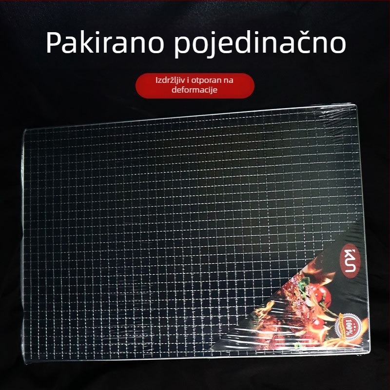 Višenamjenska galvanizirana pravokutna mreža za roštilj za vanjsku upotrebu