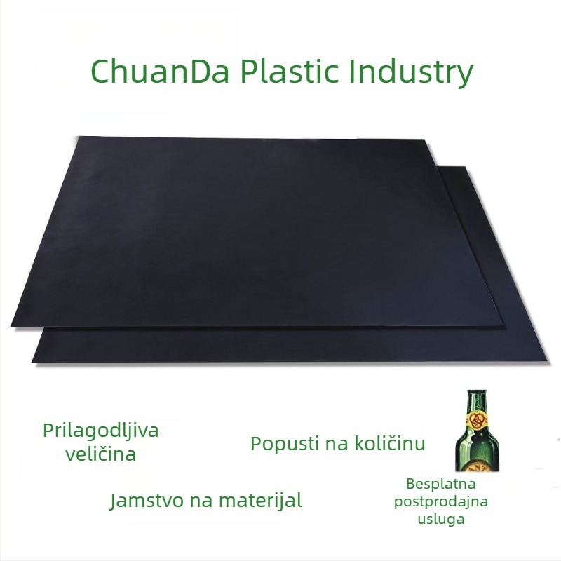 Neprianjajući mat za roštilj, PTFE premaz na staklanoj vlakni, crna, kvadratnog oblika, 0.1–0.2 mm, otporna na visoke temperature