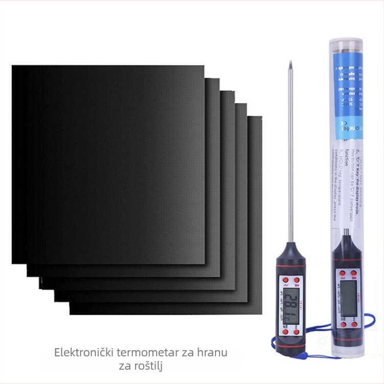 PTFE mat za roštilj, višebojna, otporna na visoke temperature, neprijanjajući, plavo noćno nebo