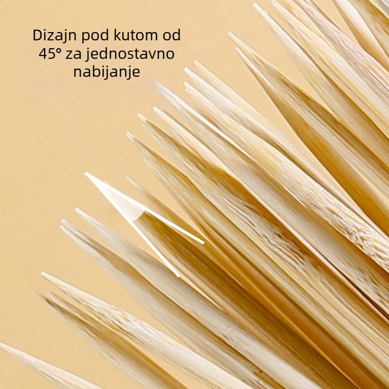 Jednokratni bambusovi ražnjići za roštilj, debeli ražnjići