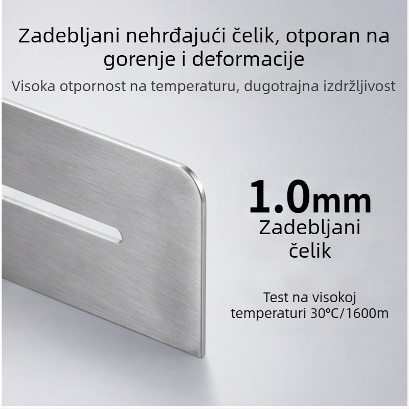 Debeli nehrđajući čelični univerzalni prsten za zaštitu od vjetra za kamping-kanister štednjak