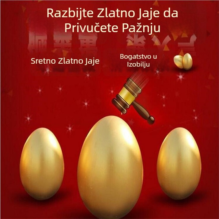 Zlatno jaje za razbijanje – rekvizit za uskrsne događaje
