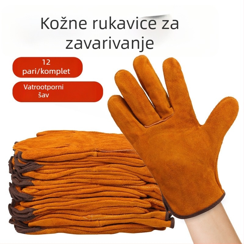 Dvoslojne rukavice za zavarivanje od kože goveda TIG i MIG