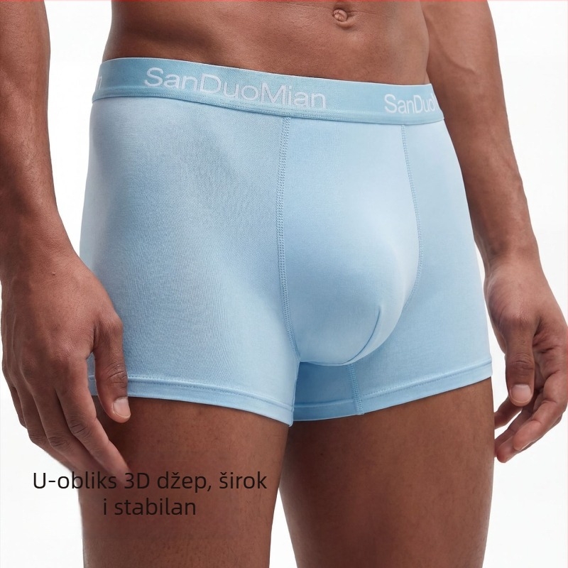 Muške gaće od modal 10A, antibakterijske, plus veličina, prozračne i udobne boxer briefs