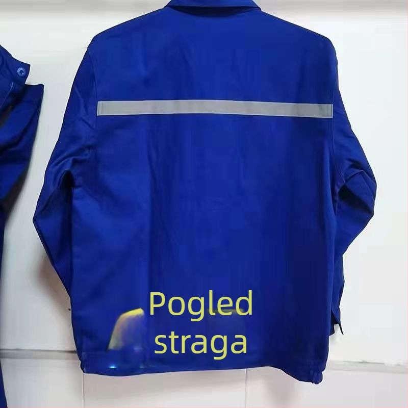 Muški radni kostim od pamuka za proljeće i jesen, s mogućnošću logotipa, s svojstvom odvlačenja vlage.