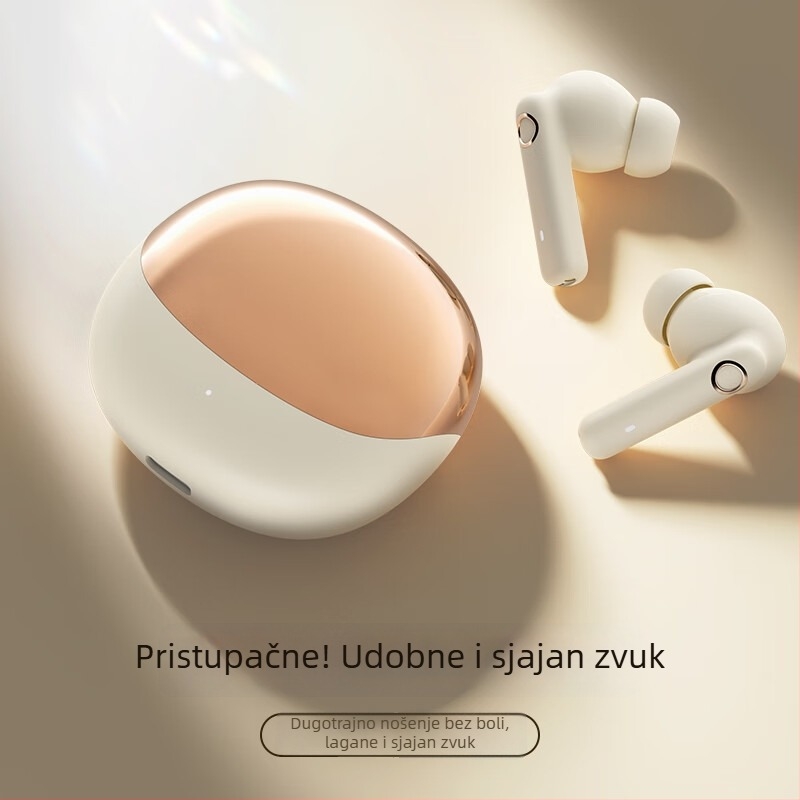 Gaming Bluetooth slušalice s niskom latencijom, poluzatvoren dizajn, redukcija buke za pozive, dug vijek baterije, S12
