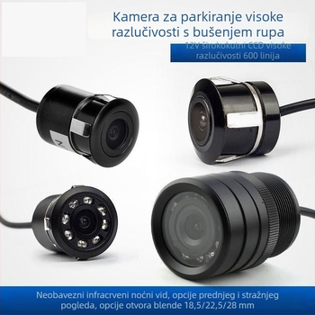 A1 Vodootporna infracrvena kamera za parkiranje unazad s noćnim vidom