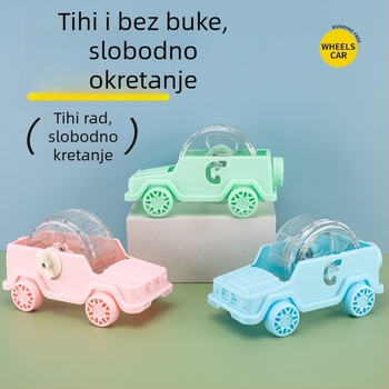 Novi točak za hrčka u obliku automobila, plastična igračka za unutarnju upotrebu