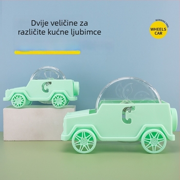 Novi točak za hrčka u obliku automobila, plastična igračka za unutarnju upotrebu