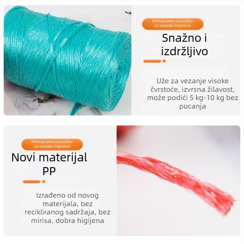 Polipropilensko tkano užad za pakiranje, obojena
