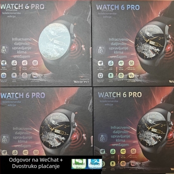 Watch6Pro pametni sat s brzim odgovorima na poruke, pozive, plaćanja, praćenje zdravlja i vježbanje