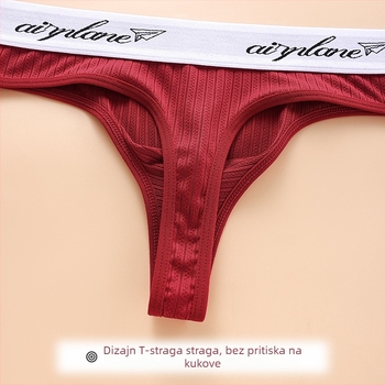 Muške tangice gaćice, prozračne ribane tkanine, 3D džep, niska struk