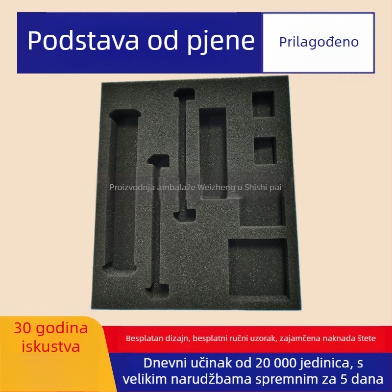 EVA spužvasti unutarnji insert za pakiranje i pjenasti umetak za kutiju kozmetike