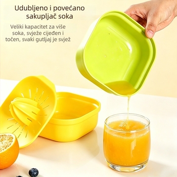 Vanjski ručni iscijeđivač citrusa – kompaktan za limun i naranču