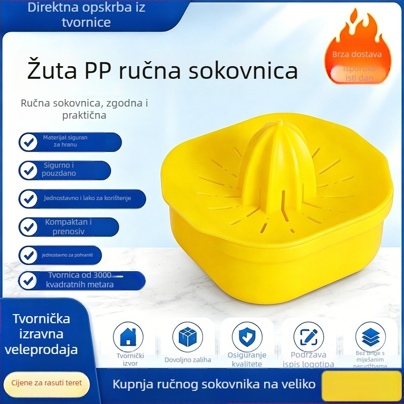 Vanjski ručni iscijeđivač citrusa – kompaktan za limun i naranču