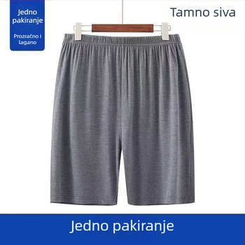 Muške modal kratke hlače za ljeto, lagane i udobne, jednobojne, pogodne za kućni odmor ili aktivnosti na otvorenom