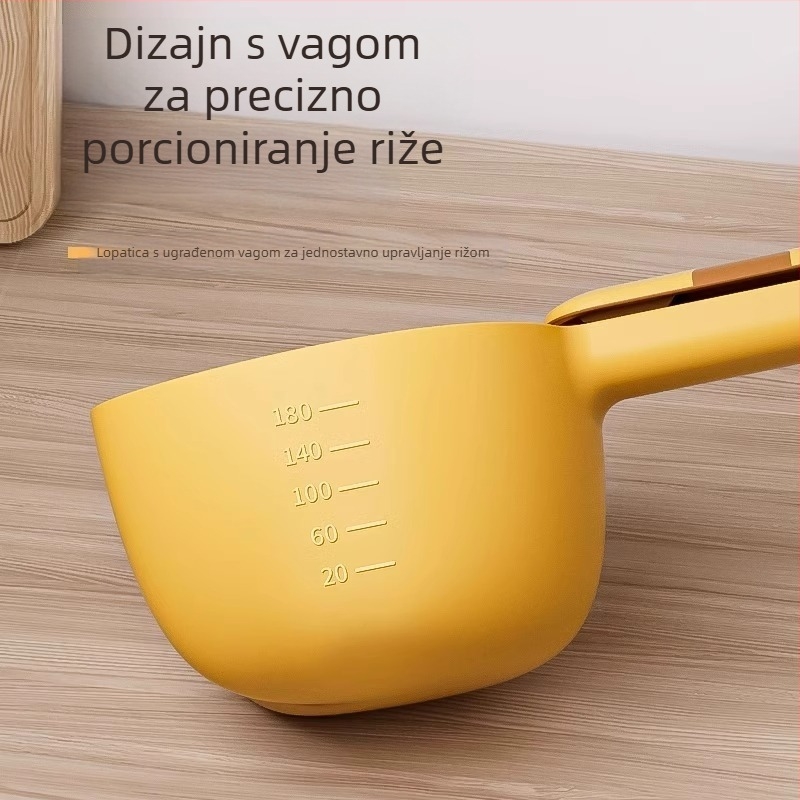 Kuhinjska žlica za rižu i žitarice, višestruka mjeračka žlica sa skalom