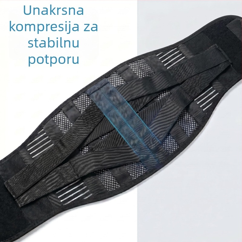 Prozračni pojas za struk s potporom za trbuh, tanak pojas za fitness s dinamičkom podrškom