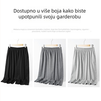 Muške pamučne kratke hlače s džepovima, ravnog kroja, ljeto, casual kućna odjeća