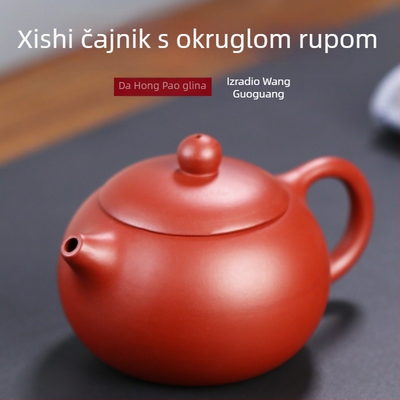 Dahongpao čajnik od purpurne gline, Xi Shi dizajn, Yixing Zisha, čajnik za zdravlje, kutija za poklon s certifikatom