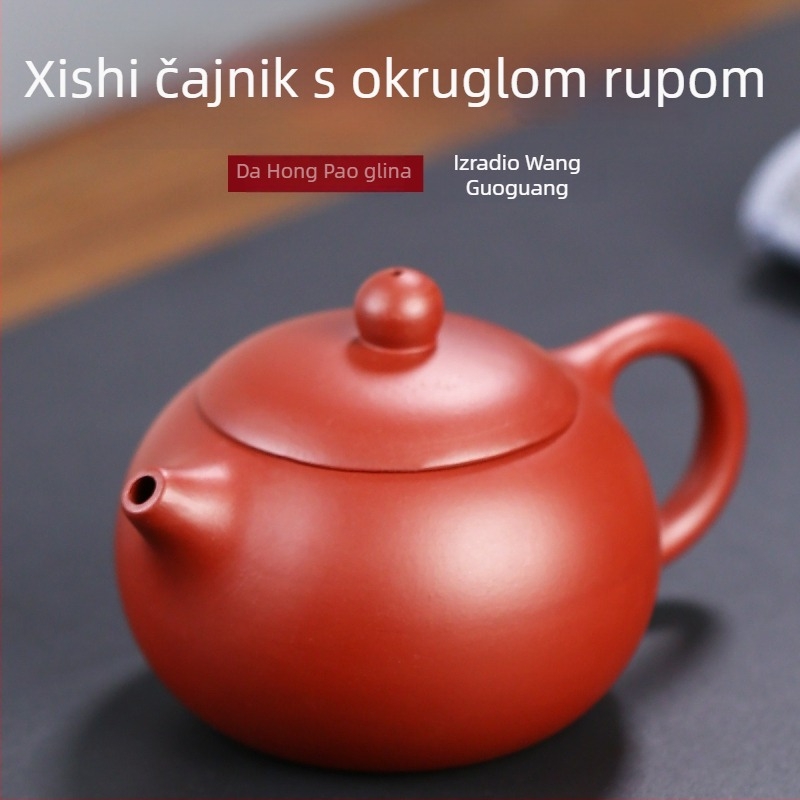 Dahongpao čajnik od purpurne gline, Xi Shi dizajn, Yixing Zisha, čajnik za zdravlje, kutija za poklon s certifikatom