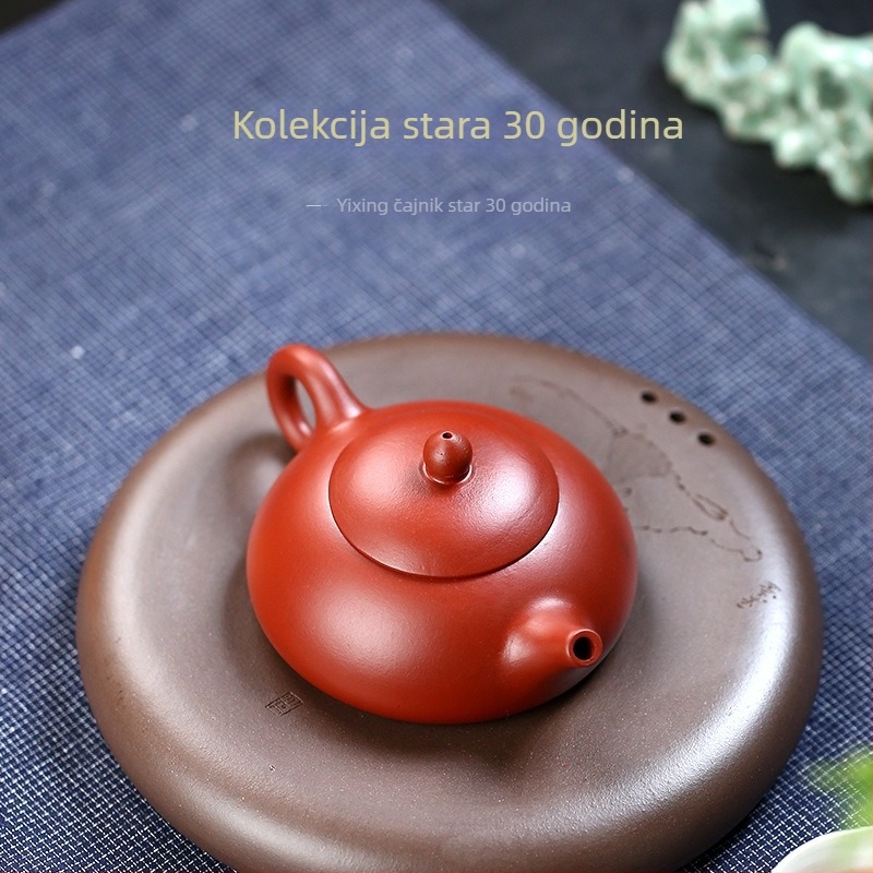 Ručnog izrađena čajnik od ljubičaste glinene, Dahongpao Dongpiao stil, 12669