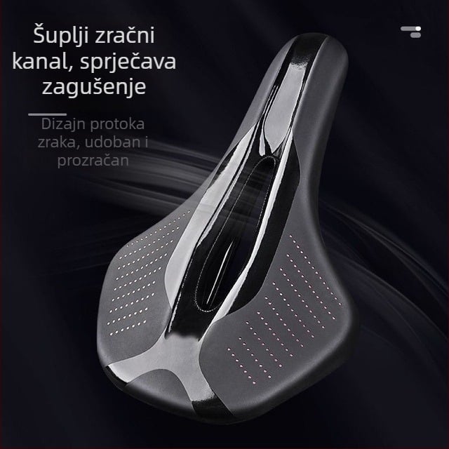 Sjedalo za bicikl, vodootporno, ultra mekano s šupljim dizajnom, prozračan, za planinske i cestovne bicikle, dodatak za vožnju bicikla
