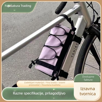 Torba za bicikl, prednja okvir torba, prijenosna, vodootporna, višefunkcionalna, za cestovni i brdski bicikl