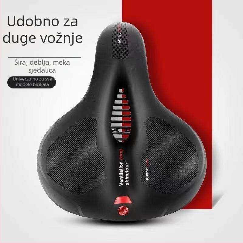Univerzalna navlaka za sjedalo bicikla za planinske bicikle, ultra-meko debelo silikonsko kućište za sjedalicu, set dodataka za sjedalo