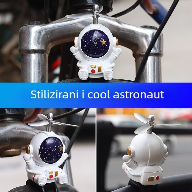 Moderna ukrasna figurica od smole s kosmonautom za električna bicikla i motocikle