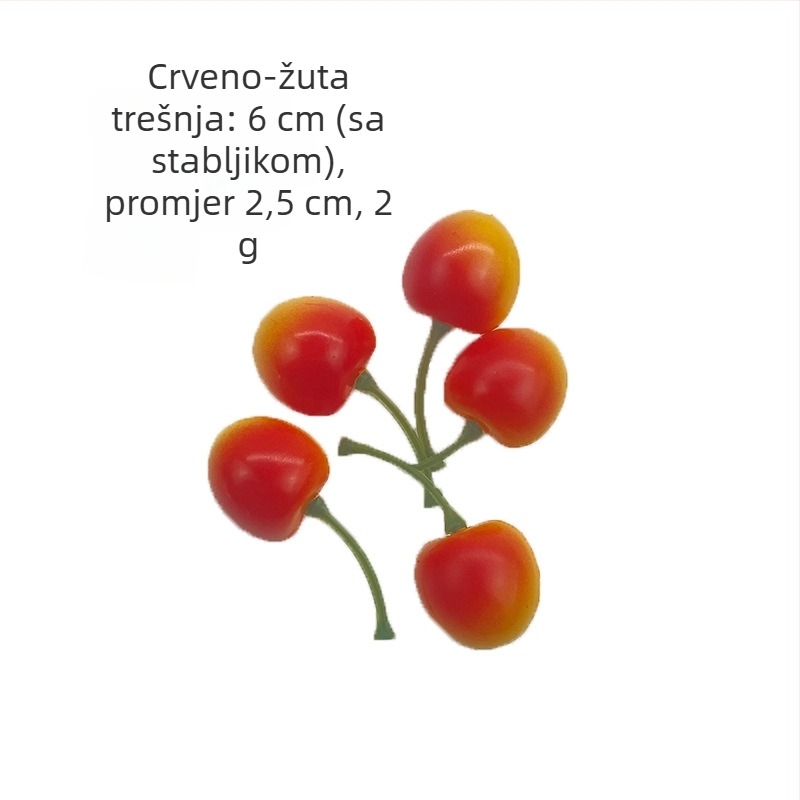 Plastične trešnje – umjetni plodovi za dekoraciju, fotografske rekvizite i DIY projekti