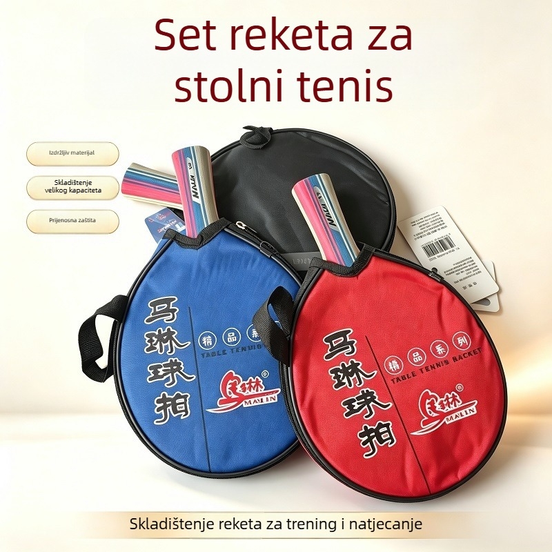 Ma Lin reketa za stolni tenis - 1002, jednopločna konstrukcija, razina jedne zvijezde, za učenike osnovne škole, duga i kratka drška