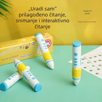 Dječja čitačka olovka — prilagodljivo rješenje za slikovnice ranog obrazovanja, univerzalna olovka za snimanje zvuka, OEM na raspolaganju