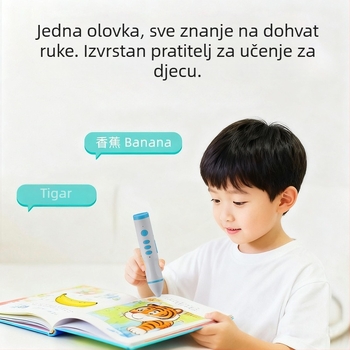 Dječja čitačka olovka — prilagodljivo rješenje za slikovnice ranog obrazovanja, univerzalna olovka za snimanje zvuka, OEM na raspolaganju